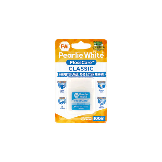 Pearlie White FlossCare Waxed Mint Floss 100m