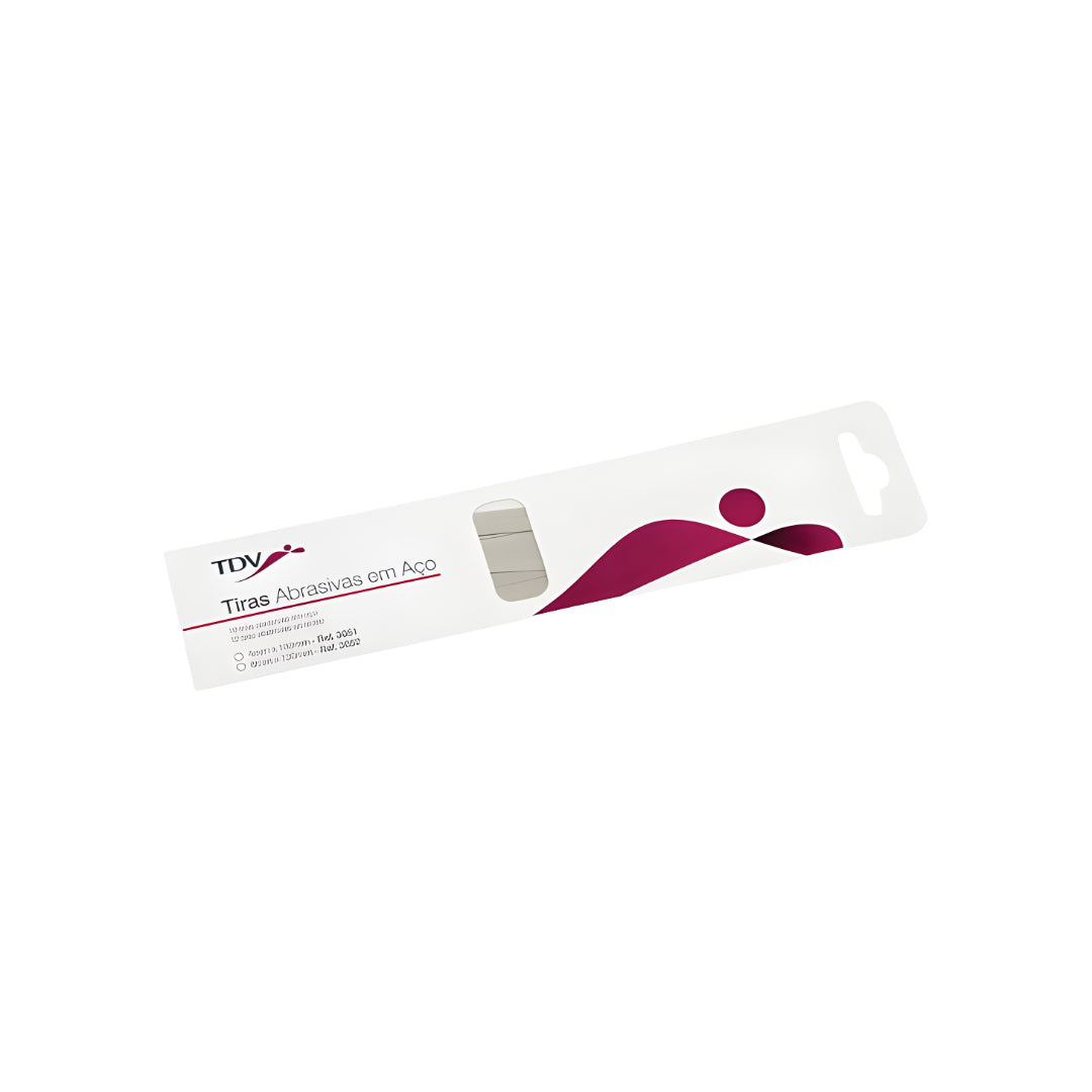 TDV Abrasive Steel Strips - 12 strips of 4mm x 130 mm (0.3051)